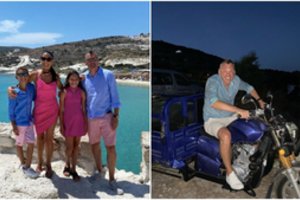 Š. Jasikevičius mėgaujasi atostogomis su šeima: laiką leidžia Graikijoje, dalyvavo vestuvėse