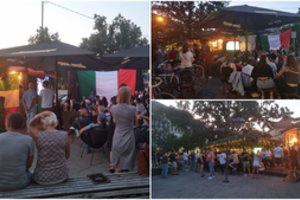 Vilniečiai užtvindė sostinės barus: spinduliuoja palaikymu Italijos rinktinei