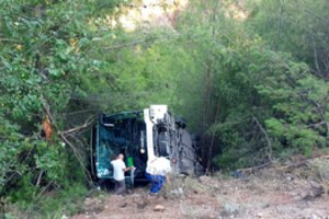Atostogos virto tragedija: Turkijoje sudužus rusų turistus vežusiam autobusui žuvo keturi žmonės
