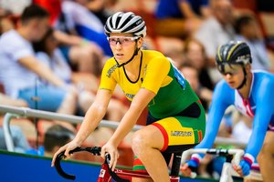 Lietuvos sportininkų pasirodymą Tokijo olimpinėse varžybose užbaigs dviratininkė