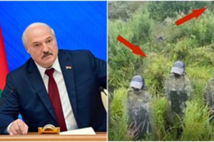 Paviešinus, kaip baltarusių pasieniečiai įsibrauna į Lietuvos teritoriją – A. Lukašenkos režimo atsakas