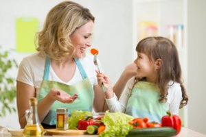 Gudrybės ruošiant patiekalus vaikams, kuriuose būtų daugiau daržovių