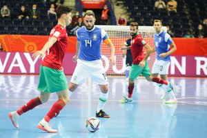 Sunki favoritų pergalė Vilniuje: pasaulio čempionato pirmajame ketvirtfinalyje Brazilija įveikė Maroką
