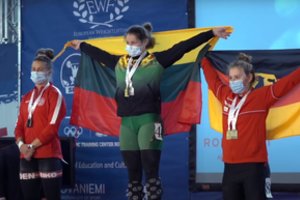Sunkiaatletė Lijana Jakaitė iškovojo aukso medalį Europos jaunimo čempionate