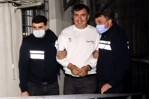 M. Saakašvilis žada tęsti bado streiką, kol neišeis į laisvę
