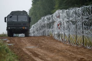 Beprecedentė situacija: Vokietijos policija prie Lenkijos sienos sulaikė šimtus migrantų