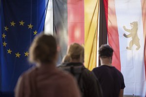 Vokiečių SPD, žalieji ir liberalai skelbia pasiekę preliminarų susitarimą dėl vyriausybės