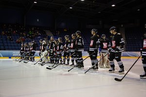 Baltijos ledo ritulio lygos finalinių kovų starte „7bet-Hockey Punks“ teko pripažinti latvių pranašumą