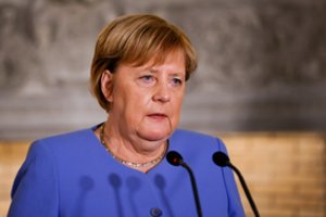 A. Merkel išreiškė nerimą dėl Vokietijoje didėjančių COVID-19 skaičių