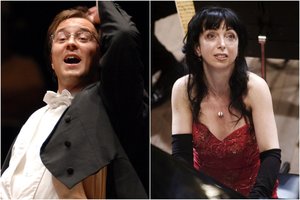 LKO svečiai koncerte „Nuo Chopino iki Pendereckio“ – brazilų pianistė ir lenkų dirigentas