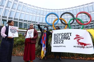 JAV paskelbus diplomatinį olimpiados boikotą Prancūzija siekia koordinuoto ES atsako