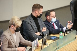 Gaisras kitame fronte: I. Šimonytė ir G. Landsbergis atsisakė komentuoti Ž. Pavilionio situaciją