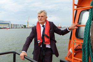Po pokalbio su G. Nausėda M. Skuodis paskelbė: Klaipėdos uosto vadovas gali toliau eiti pareigas