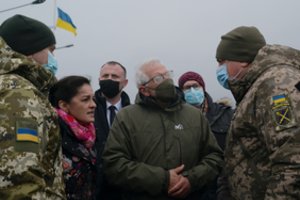 J. Borrellis pažadėjo visokeriopą ES paramą Ukrainai