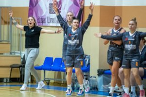 „Kibirkšties“ krepšininkės Vilniuje nugalėjo Europos taurės turnyre kovojančią Minsko komandą