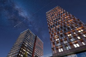 Sostinėje kils antras 205 butų dangoraižis: statytojai vardija tik jo privalumus