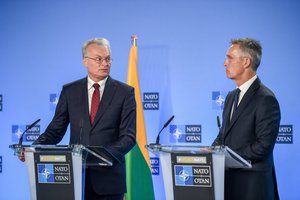 G. Nausėda po pokalbio su NATO vadovu apie Rusiją: Europoje negali būti brėžiamos raudonos linijos