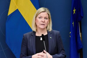 Švedijos premjerei nustatytas koronavirusas