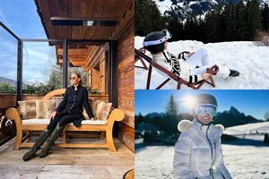 Indrė Kavaliauskaitė pirmą kartą leidosi į slidinėjimo nuotykį Šveicarijoje: vaizdai atima žadą