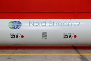Vokietija žada imtis priemonių prieš „Nord Stream 2“, jei Rusija aštrins padėtį