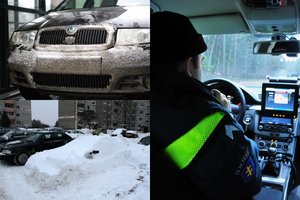 Viena vairuotojų gudrybė žiemą gali stipriai atsirūgti: bauda siekia ir daugiau kaip 300 eurų