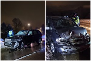 Per girto vairuotojo sukeltą avariją greta Vilniaus nukentėjo du žmonės