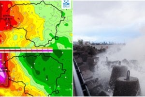 Prie Lietuvos artėja įspūdingas ciklonas: įspėja pasisaugoti, kai kur žemė maišysis su dangumi