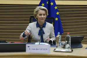 U. von der Leyen: ES sankcijos Rusijai būtų nukreiptos į finansų, energetikos sektorius