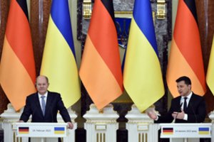 V. Zelenskis ir O. Scholzas aptarė teisines Ukrainos gynybos garantijas