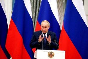 Rusijos parlamentas ragina V. Putiną pripažinti separatistinius Ukrainos darinius