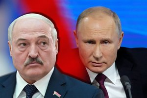 V. Putinas ir A. Lukašenka nori plėsti bendradarbiavimą: „Sunku dėl sankcijų“