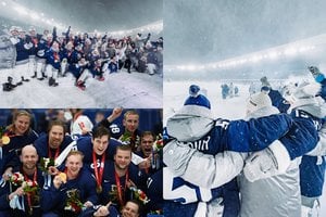 Rusiją pravirkdę Suomijos herojai grįžo namo: siaučiant pūgai olimpinius čempionus sutiko 20 tūkst. žmonių