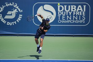 Dubajaus turnyrą R. Berankis pradėjo nuo pergalės prieš favoritu laikytą, bet aikštyne nesitvardžiusį vokietį