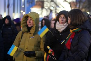 Šiauliuose – Ukrainos palaikymo akcija