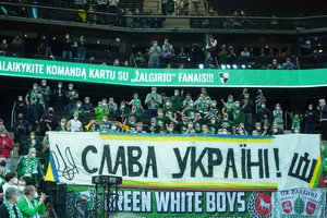 Kauno „Žalgiris“: „Mūsų vertybės nesikeičia – mes nenorime žaisti su Rusijos klubais“