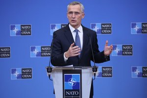 NATO vadovas: Kremliaus tikslai neapsiriboja Ukraina