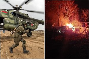 Rusijos karas Ukrainoje: Charkivą šturmuoja rusų oro desantas, bombarduojami miestai
