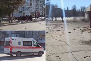 Žiniasklaida: Rusijos kariai Ukrainoje sušaudė eilėje prie duonos stovėjusius žmones