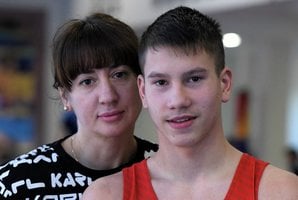 Nuo karo pabėgęs Ukrainos vaikų imtynių čempionas treniruojasi Vilniuje