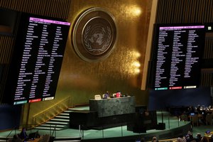 Jungtinės Tautos sustabdė Rusijos narystę Žmogaus teisių taryboje