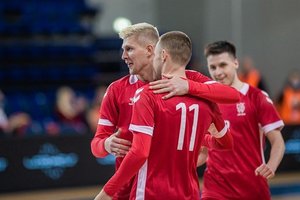 Lietuvos salės futbolininkai tęsia savo pergalingą žygį kelyje į pasaulio čempionatą