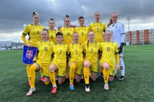 Lietuvos merginos leido Serbijos futbolininkėms įmušti du įvarčius