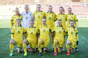 Saldi Lietuvos futbolininkių pergalė: Vilniuje sutriuškino Moldovą