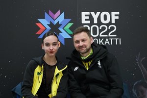 Jaunoji čiuožėja J. Aglinskytė – pasaulio jaunimo dailiojo čiuožimo čempionato finale