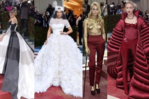 Paauksuotas glamūras: ką vilkėjo „Met Gala“ žvaigždės?
