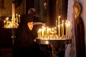 Įžeidžiančių užrašų sulaukusių Kauno ortodoksų dvasininkas: nesame Kremliaus ruporas