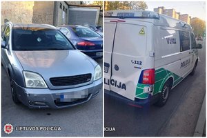 Vilniuje vyko gaudynės tarsi Holivudo trileryje: apdaužytas ir policijos automobilis