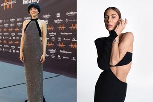 Prie Monikos Liu vizitine kortele „Eurovizijoje“ tapusios suknelės dizainerė plušo kelis mėnesius