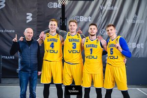 Pirmąjį Lietuvos 3x3 lygos etapą laimėjo LKL krepšininkų vedama VDU