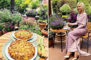 Legendomis apipintas A. Bunikienės rabarbarų pyragas – nesigailėsite išbandę jos receptą